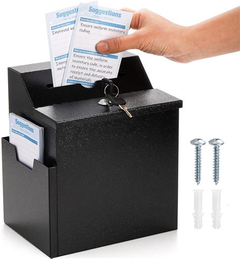 large metal suggestion box|Amazon.com: Suggestion Boxes .